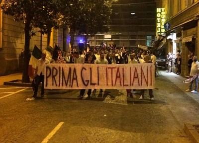 Forza Nuova vuole sfilare in Montagnola