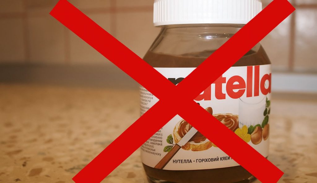 Nutella mai più