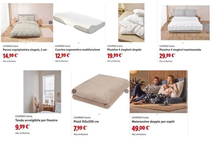 Camera da letto da Lidl