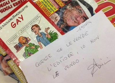 Barzellette sui gay. Un edicolante si rifiuta di vendere il settimanale