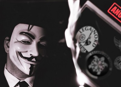 Anonymous colpisce il sito della Lega Nord