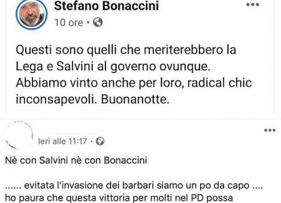 “Radical chic inconsapevoli”. Bonaccini mette alla berlina chi lo critica. Poi cancella il post