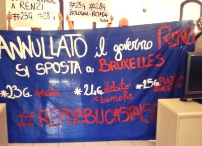 Bologna. Occupata la sede di Repubblica. “E’ il giornale di Renzi”
