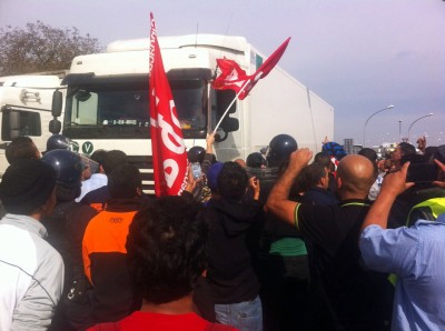 Sciopero della logistica. Interporto bloccato per ore