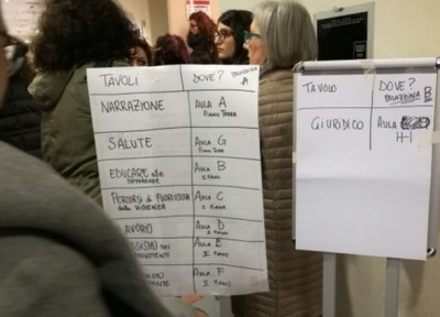 Non una di meno a Bologna. Il primo giorno dell’assemblea nazionale