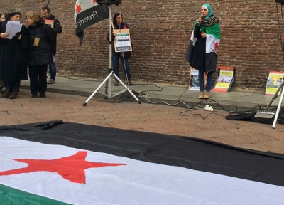 Giornata per i diritti in Siria. Presidio a Bologna – FOTO