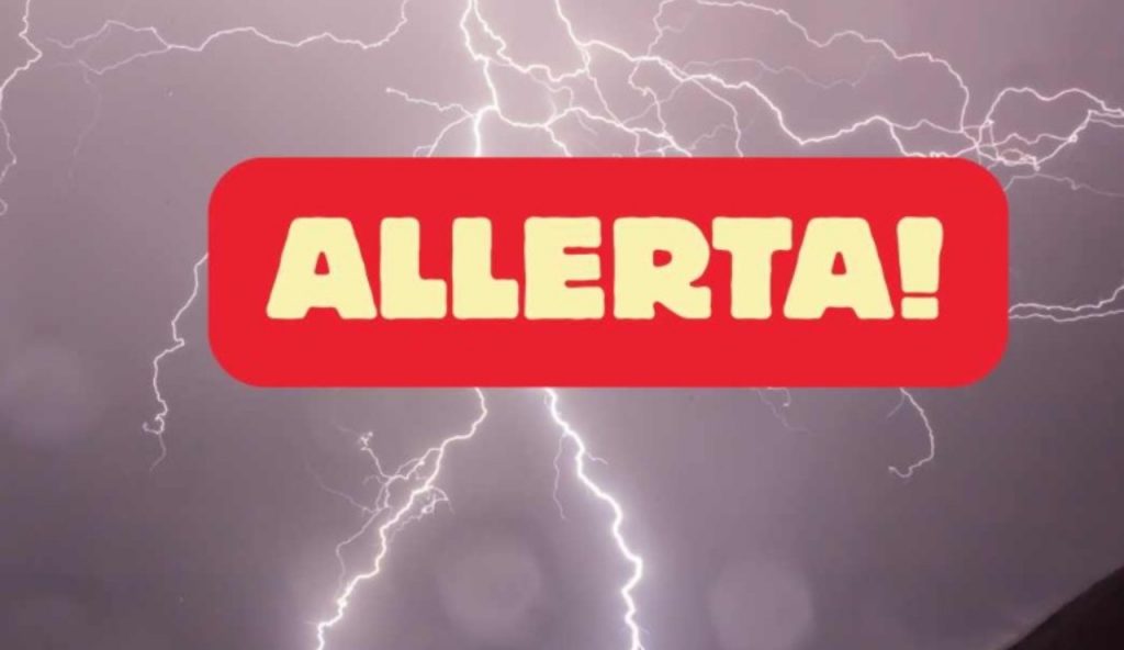 Allerta temporale violento