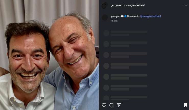 Gerry Scotti e Max Giusti