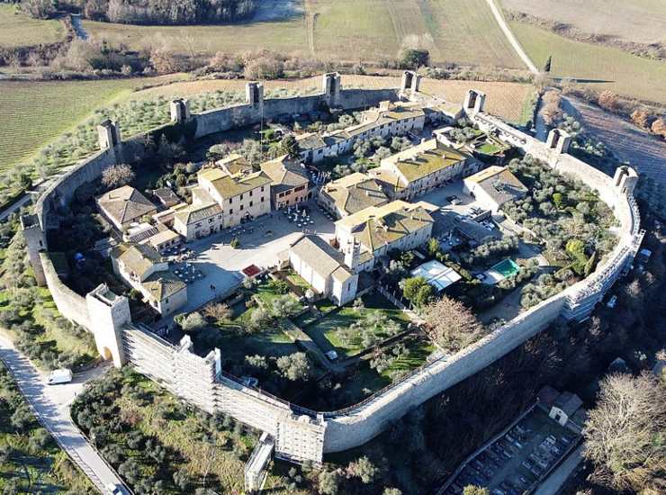 Monteriggioni dall'alto