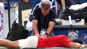 Infortunio all'anca per il serbo