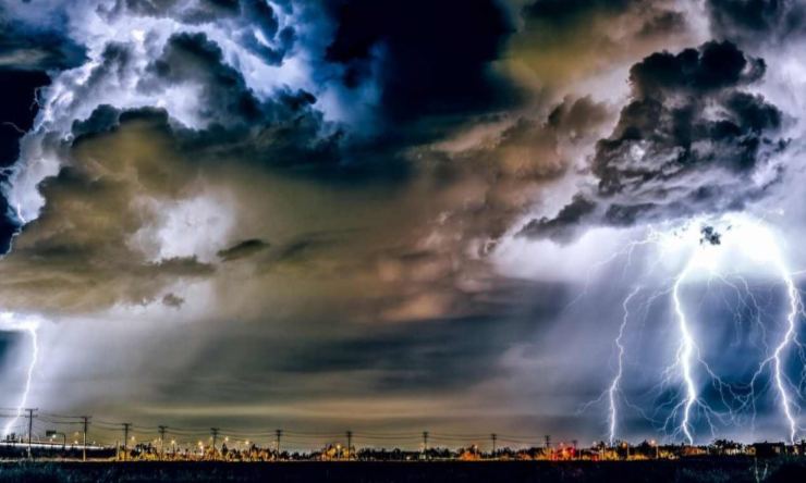 Temporale violento allerta